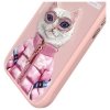 Nimmy etui iPhone 16 6.1 różowy/pink    Cool&Cute 2.0 Cat