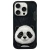 Nimmy etui iPhone 16 Pro 6.3            czarny/black Big Eyed Pet 2.0 Panda
