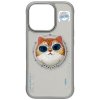 Etui Nimmy Glasses Cool Cat MagSafe do   iPhone 16 Pro Max szary