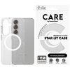 Etui CARE by PanzerGlass Flagship Urban  Combat Starlight White QI do Samsung Galaxy S25 przezroczysty