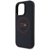 Red Bull RBHMP16L24PUILVR iPhone 16 Pro  6.3 hardcase granatowy/navy Leather Red Ring MagSafe