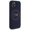 Red Bull RBHMP15S24SIILVR iPhone 15 6.1 hardcase granatowy/navy Silicone Red Ring MagSafe