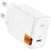 Ładowarka sieciowa Spigen GAN-651 65W    USB-C ArcStation Pro + kabel USB-C biały/white ACH05476