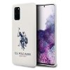US Polo USHCS67SLHRWH S20+ G985biały/white Silicone Collection