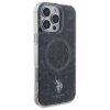 US Polo USHMP16LHOCLDPK iPhone 16 Pro 6.3 czarny/black IML Ring MagSafe
