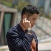 UNIQ pasek Linus Apple Watch Series1/2/3/4/5/6/7/8/9/SE/SE2/Ultra/Ultra 2 42/44/45/49mm. Airosoft Silicone czarny/midnight black
