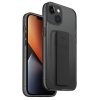 UNIQ etui Heldro Mount iPhone 14 Plus/ 15 Plus 6.7 czarny/vapour smoke