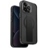 UNIQ etui Heldro Mag iPhone 15 Pro 6.1Magclick Charging czarny/vapour smoke