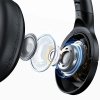 USAMS Słuchawki nauszne Bluetooth 5.3 US-YH Series czarny/black TDLYEJYS01 (USAMS-YH21)