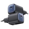 USAMS Ład. siec. CC248 20W GaN USB-CFast Charging HC Series czarny/black CC248TC01