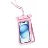 USAMS Etui wodoodporne podwójne 6.7IP68 różowy/pink FSD1403 (YD014)