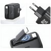 USAMS Ład. siec. 1xUSB-C ze zwijanymkablem USB-C Retractable PD+QC 30W Gan Fast Charging czarny/black YC Series CC241TC01 (US-CC