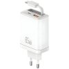 Ładowarka sieciowa USAMS Xiang Series    CC299 65W 1xUSB-C 1xUSB-A + kabel USB-C biały