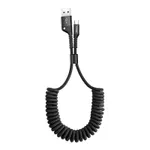 Kabel Baseus Fish Eye kabel USB-A / USB-C 2A 1m - czarny