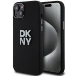 DKNY DKHCP15SSMCBSK iPhone 15 / 14 / 136.1 czarny/black hardcase Liquid Silicone Metal Logo