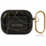 Guess GUACAPTPUCHBK AirPods Pro cover czarny/black Gold Chain Collection