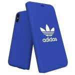 Adidas Booklet Case Canvas iPhone X/Xsblue/niebieski 30279
