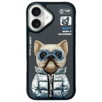 Nimmy etui iPhone 16 6.1 czarny/black   Cool&Cute 2.0 Dog