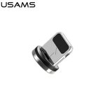 USAMS Adapter magnetyczny lightning bulksrebrny/silver SJ157USBTA (US-SJ157)