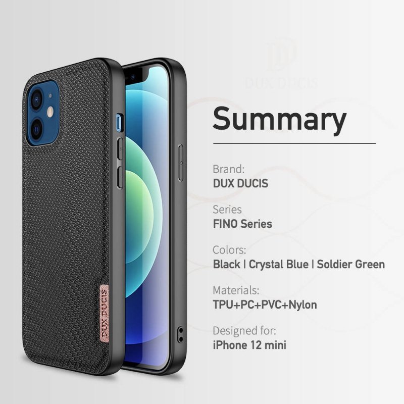 Etui Iphone 12 Mini Dux Ducis Fino Nylonowe Zielone Iphone 12 Mini 5 4 Apple Etui Do Telefonow Etui Iphone 12 Mini Dux Ducis Fino Nylonowe Zielone Iphone 12 Mini 5 4 Apple Etui Do Telefonow