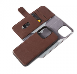 Decoded Detachable Wallet – skórzana obudowa ochronna etui do iPhone 13 Pro Max (brązowa)