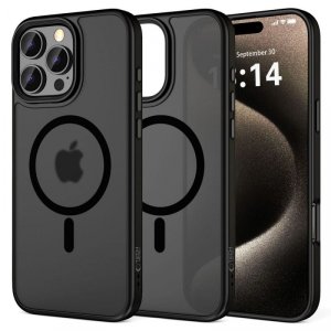 ETUI ETUI PLECKI CASE NAKŁADKA TECH-PROTECT   MAGMAT MAGSAFE IPHONE 16 PRO MATTE BLACK