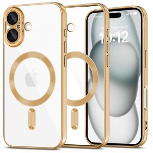 ETUI TECH-PROTECT  MAGFLEX MAGSAFE IPHONE 16 SHINY GOLD