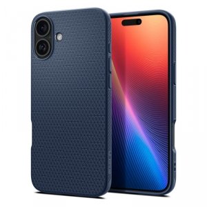 ETUI SPIGEN  LIQUID AIR IPHONE 16 NAVY BLUE
