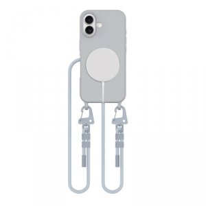 ETUI TECH-PROTECT  MAGNECKLACE MAGSAFE IPHONE 16 CRAYON GREY
