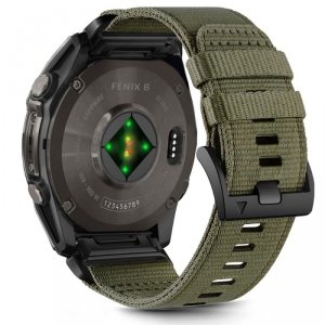 TECH-PROTECT NYLON CLASSIC GARMIN FENIX 5X / 5X PLUS / 6X / 6X PRO / 7X / 8 / 8 PRO (51 MM) OLIVE GREEN