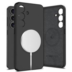 ETUI PLECKI CASE TECH-PROTECT  LIQUID SILICONE MAGSAFE SAMSUNG GALAXY S25+ PLUS BLACK