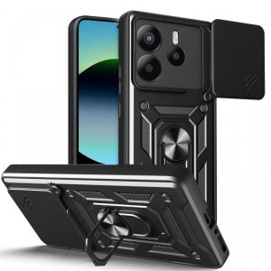 PANCERNE ETUI PLECKI NAKŁADKA CASE TECH-PROTECT  CAMSHIELD PRO XIAOMI REDMI NOTE 14 5G MATTE BLACK