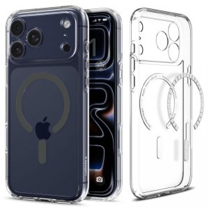 Etui Spigen Ultra Hybrid Mag MagSafe do iPhone 17 Pro Max – Przezroczysty Grafit (Clear/Graphite)