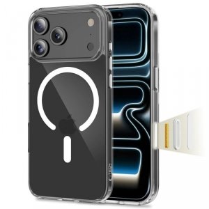 Etui Magnetyczne Tech-Protect FlexAir Hybrid CC MagSafe do iPhone 17 Pro