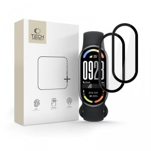 SZKŁO HYBRYDOWE TECH-PROTECT GLASS FLEX+ 2-PACK XIAOMI SMART BAND 10 / 10 NFC BLACK