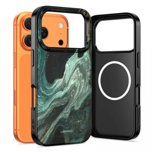 Etui Magnetyczne Tech-Protect Lamano MagSafe do iPhone 17 Pro Verde Aura (Aura Zieleni)