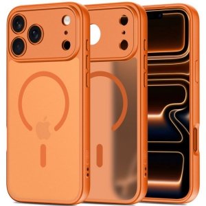 Etui Magnetyczne Tech-Protect BasicMag MagSafe do iPhone 17 Pro Matte Cosmic Orange (Matowy Pomarańcz)