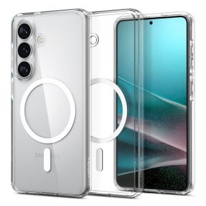 Przezroczysty Etui Spigen Ultra Hybrid Mag MagSafe do Galaxy S26 Clear/White