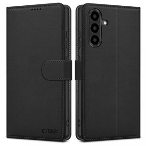 Etui z klapką Samsung Galaxy A57 5G Portfel TECH-PROTECT Czarny