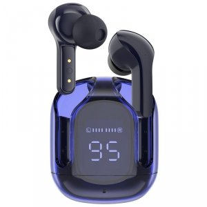 Acefast dokanałowe słuchawki bezprzewodowe TWS Bluetooth niebieski (T6 sapphire blue)