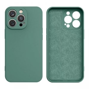 Silicone case etui iPhone 13 Pro silikonowy pokrowiec zielone