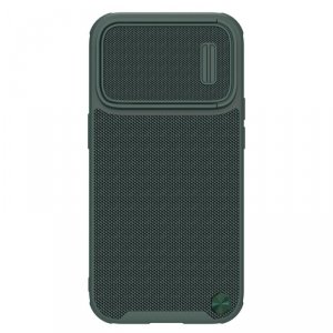 Nillkin Textured S Case etui iPhone 14 Pro pancerny pokrowiec z osłoną na aparat zielony
