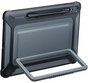 Pancerne etui do Samsung Galaxy Tab S9 Galaxy Outdoor Cover Case - tytanowe