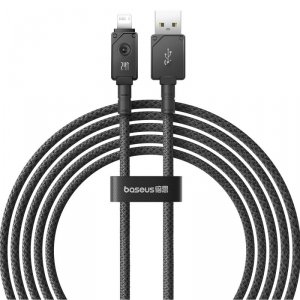 Kabel USB - Lightning Baseus Unbreakable 2.4A 480Mb/s 2m - czarny