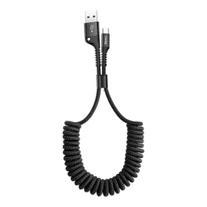 Kabel Baseus Fish Eye kabel USB-A / USB-C 2A 1m - czarny