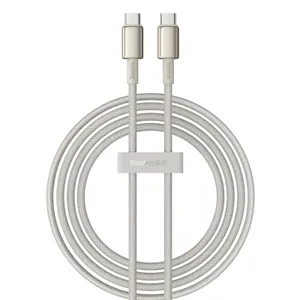 Kabel Baseus Tungsten Gold USB-C / USB-C 100W 2m - złoty
