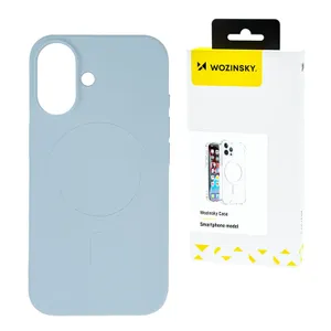 Silikonowe magnetyczne etui Wozinsky Silicone Case Magsafe na Samsung Galaxy S25+ - niebieskie