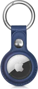 Etui do Apple AirTag z ekoskóry - niebieskie