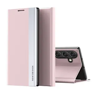 Etui Sleep Case Pro pokrowiec z klapką i podstawką na Samsung Galaxy A36 - różowe