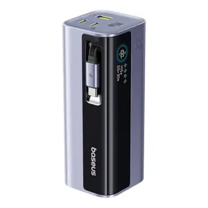 Powerbank Baseus EnerGeek GR11 20000mAh 145W ze zwijanym kablem - szary